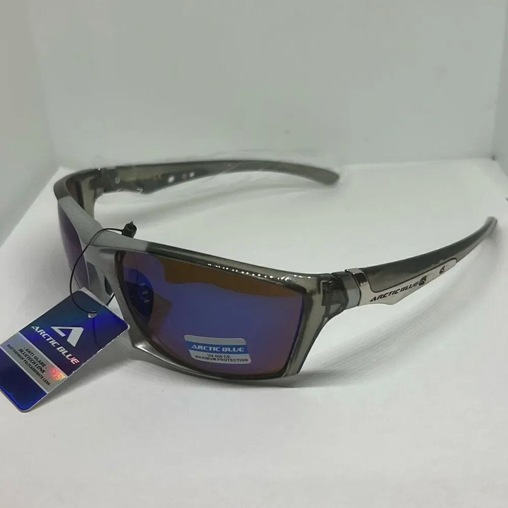 Arctic Blue Mirrored Sunglasses